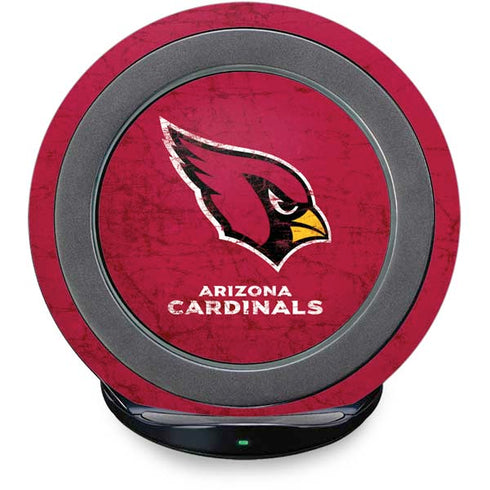 NFL Arizona Cardinals Distressed Fast Charge Wireless Charging Stand Skin